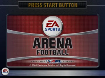 Arena Football screen shot title